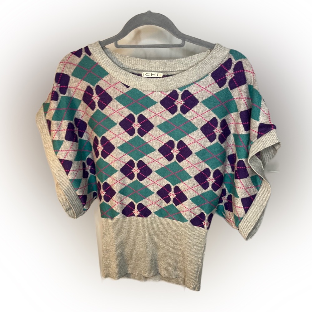 Ichi top with bat sleeves S